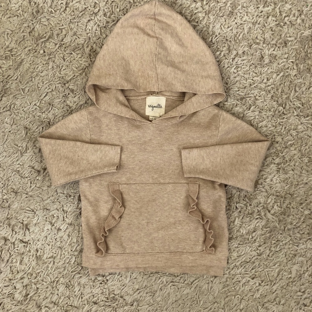 Vignette hooded sweater